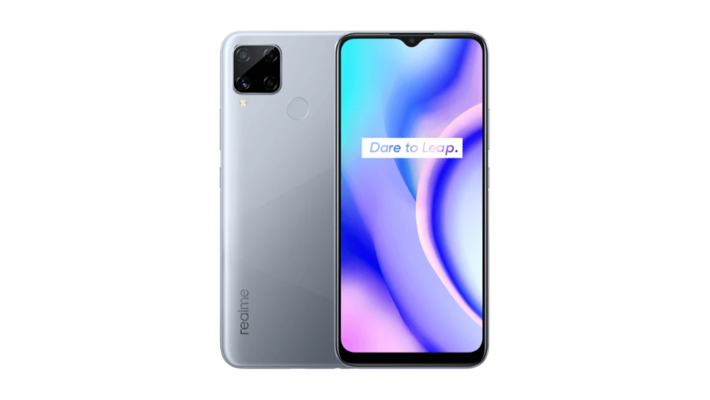 Realme C15 màu Bạc Hải Âu (Seagull Silver)