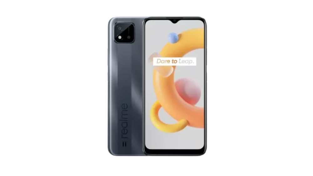 Realme C20 màu Xám Ánh Kim (Metallic Gray)