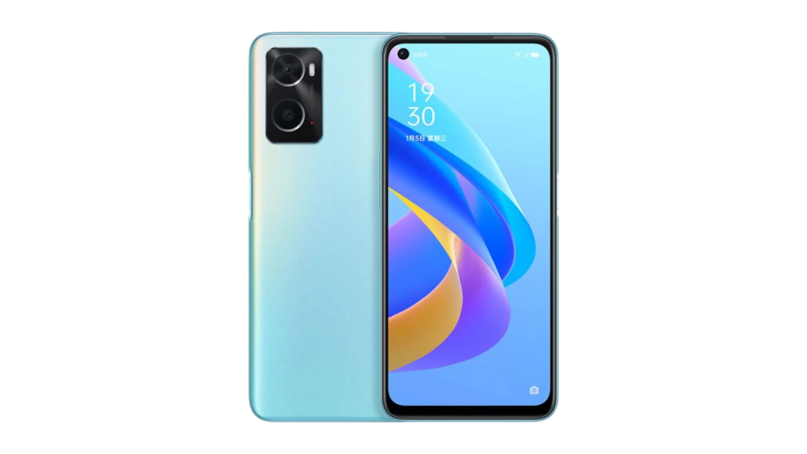 Oppo A36 màu Xanh Biển (Stream Blue)