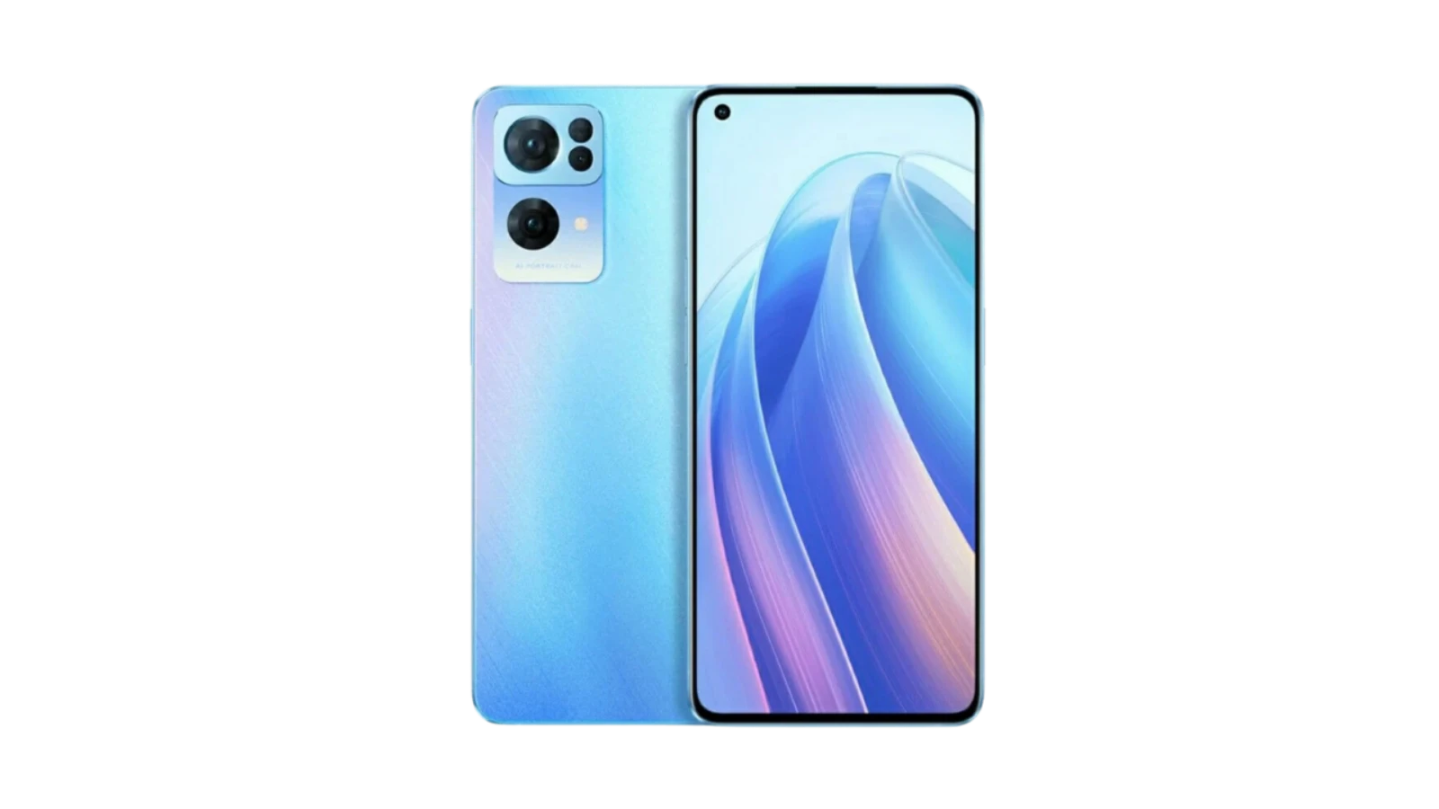 Oppo Reno7 Pro màu Xanh Ánh Sao (Startrails Blue)
