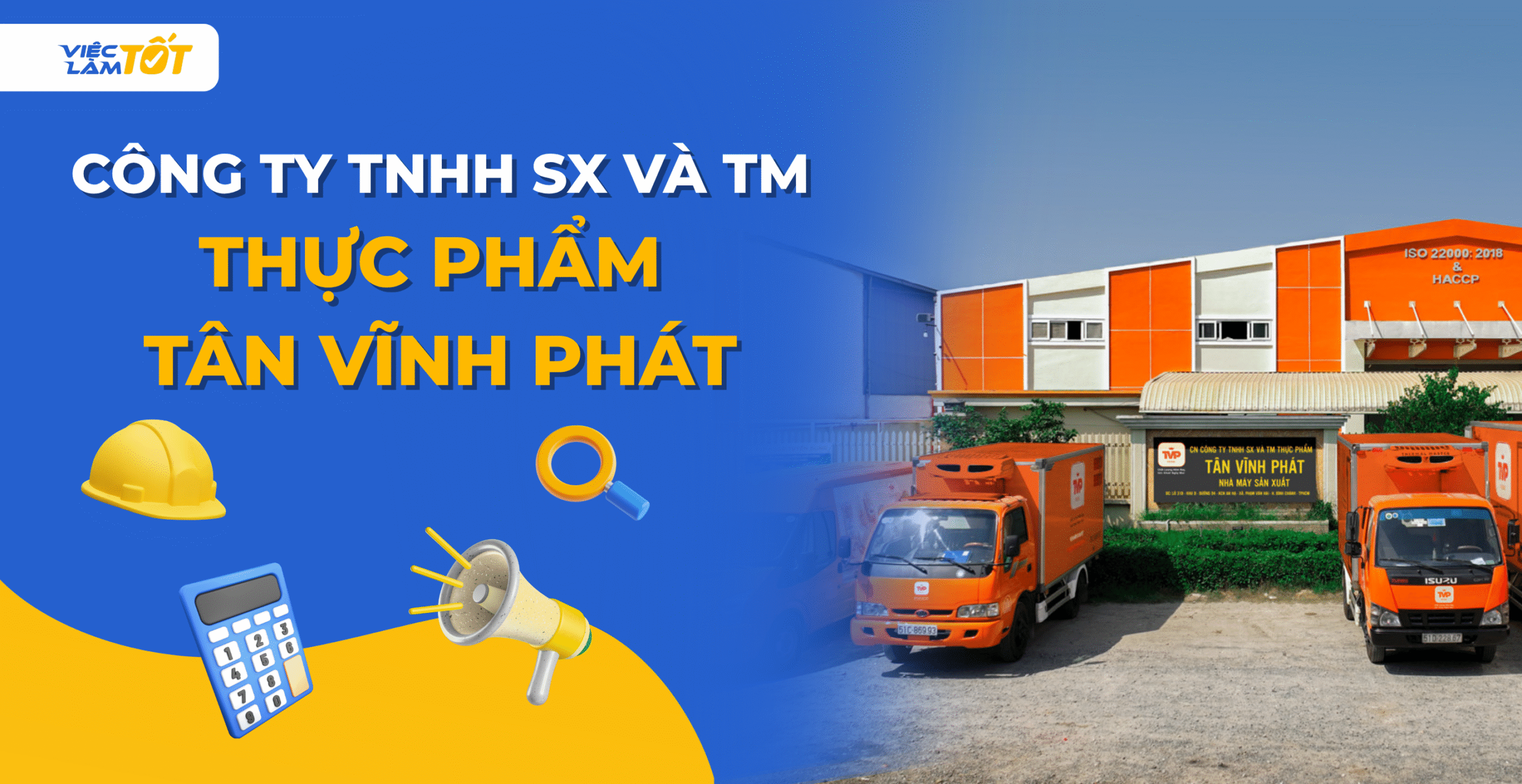Banner Công Ty TNHH SX Và TM Thực Phẩm Tân Vĩnh Phát