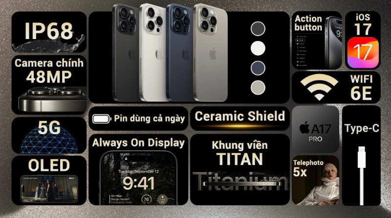 iPhone 15 Pro Max là một trong những flagship cũ đáng mua năm 2025