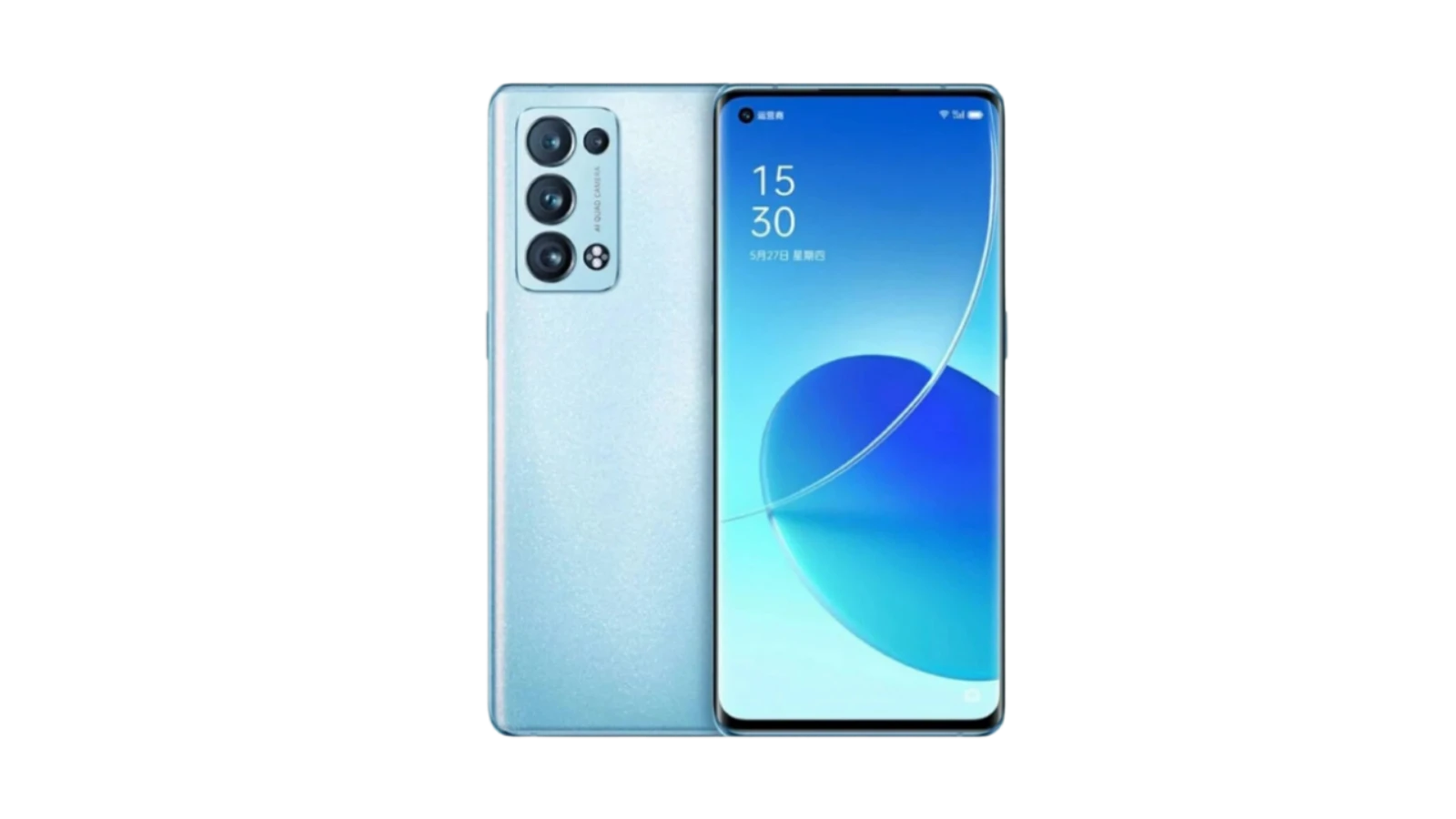 Oppo Reno6 Pro màu Xanh Băng Tuyết (Ice Blue)
