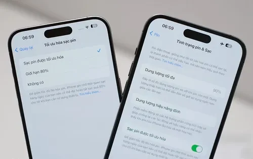 Kiểm tra pin iPhone 15 cũ