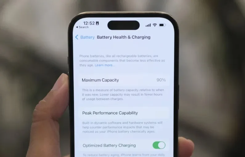 Kiểm tra pin iPhone 14 Pro cũ