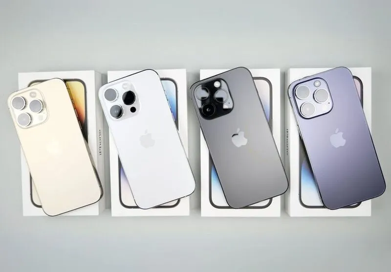 Kiểm tra ngoại hình iPhone 14 pro cũ