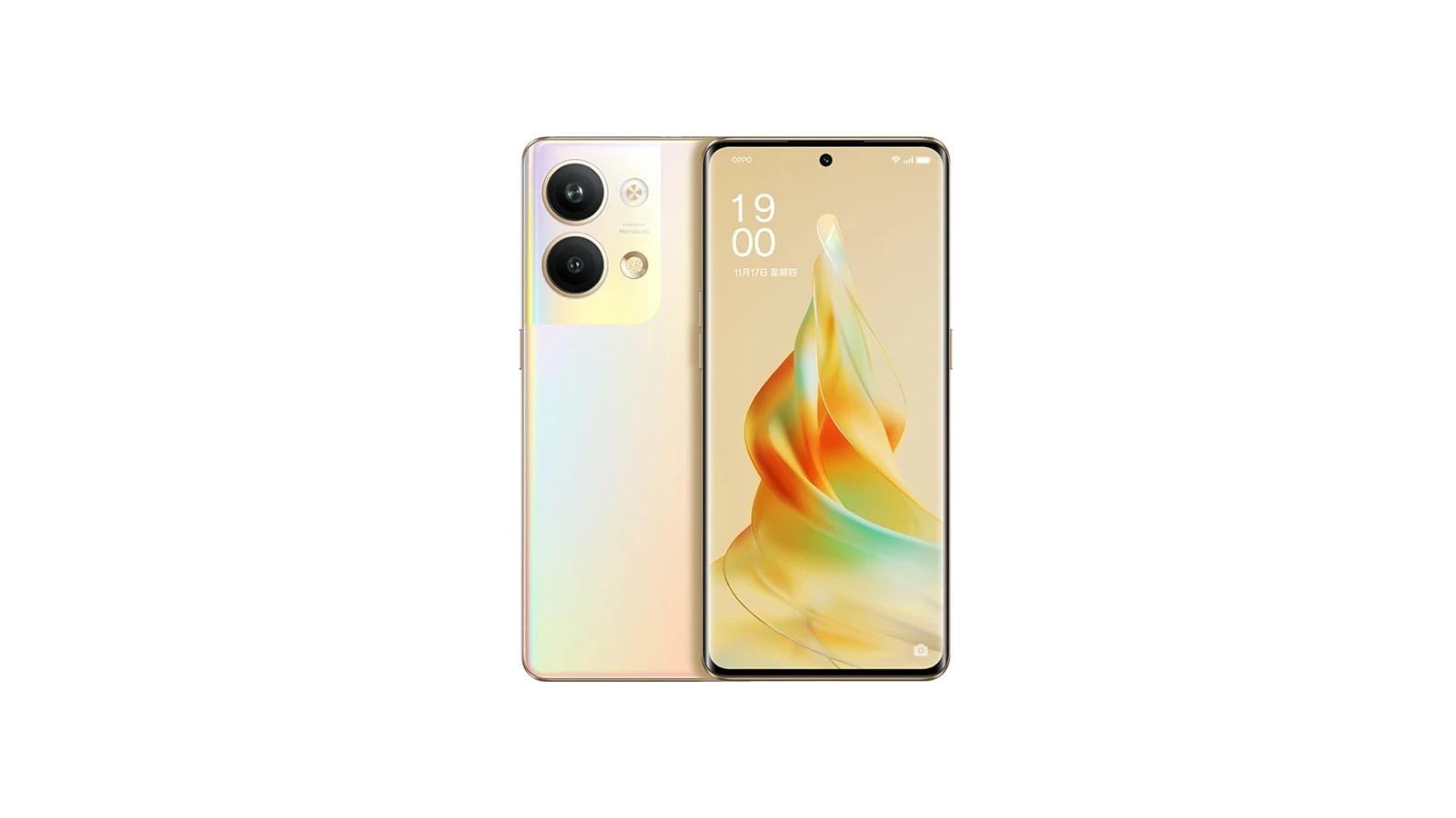 Oppo Reno9 Pro màu Hồng Gradient (Pink gradient)