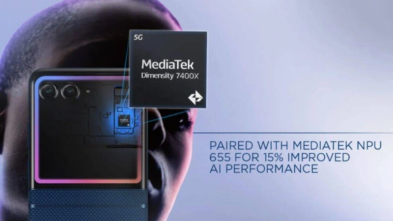 Chip Dimensity 7400X mang đến tốc độ phản hồi nhanh và khả năng đa nhiệm hiệu quả.