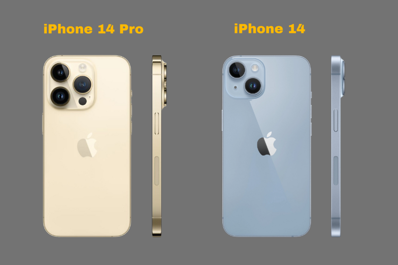 Thiết kế iPhone 14 Pro với Dynamic Island và khung thép không gỉ