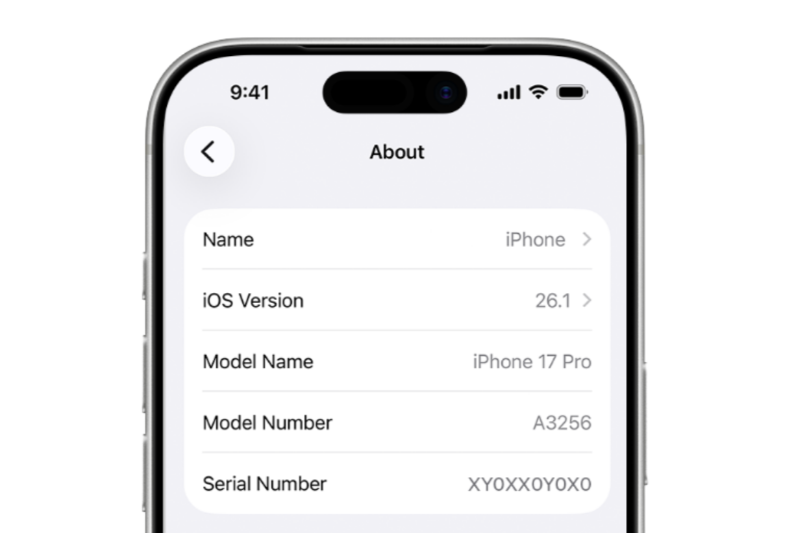 Kiểm tra imei của iphone 14 pro cũ