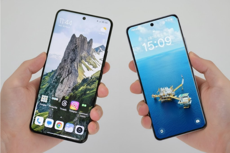 So sánh màn hình Realme và Xiaomi