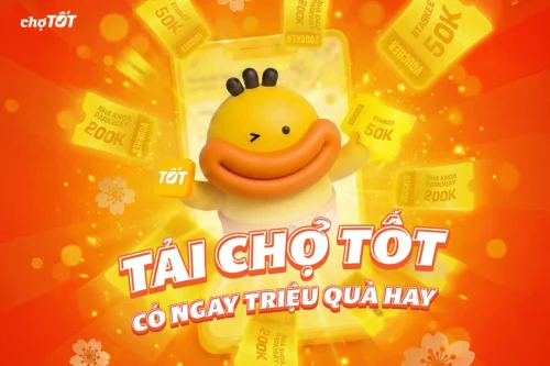 Tải app Chợ Tốt nhận ngay lì xì voucher