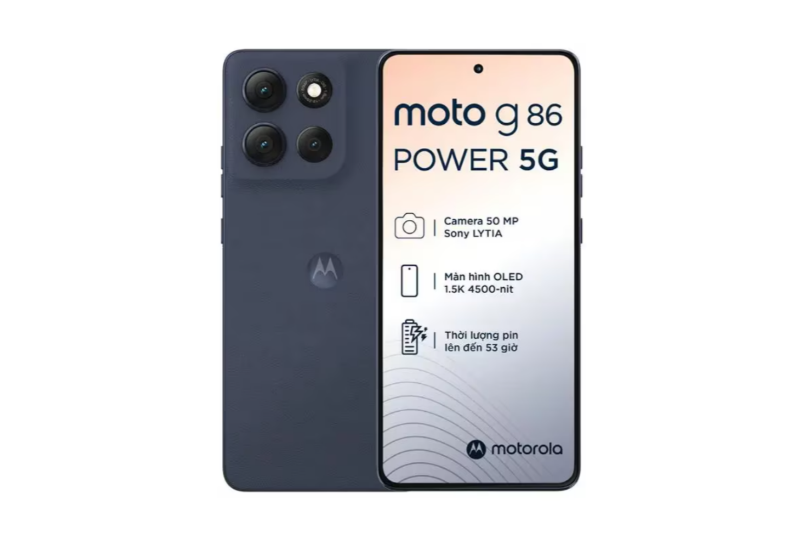 Motorola Moto G86 Power 5G - Top điện thoại Motorola đáng mua nhất
