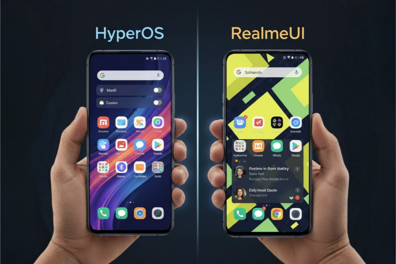 So sánh HyperOS và RealmeUI