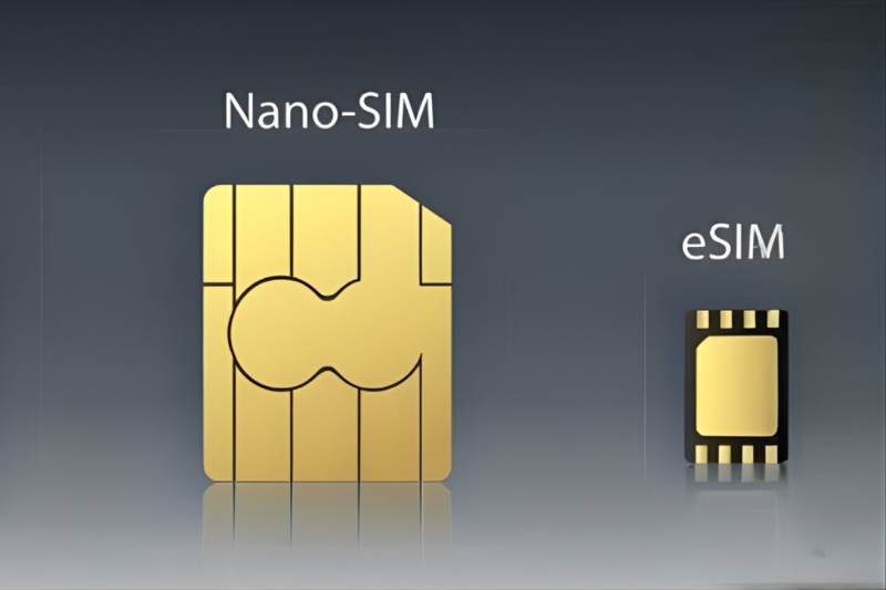 Sự khác biệt giữa eSIM và nano SIM trên iPhone 2 SIM