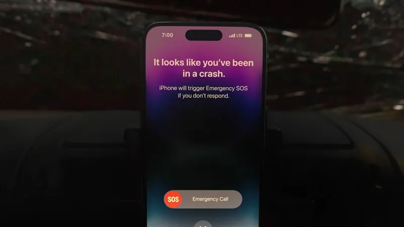 Tính năng Crash Detection trên iPhone 14 Pro