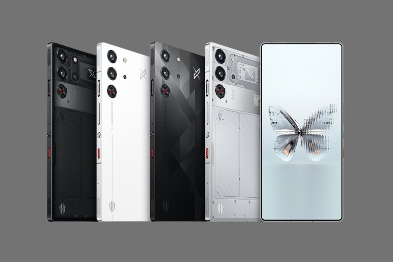 Red Magic 10 Pro với thiết kế gaming và tản nhiệt quạt tích hợp