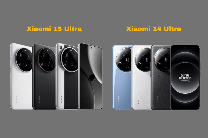 So sánh giá Xiaomi 15 Ultra và Xiaomi 14 Ultra theo từng phiên bản