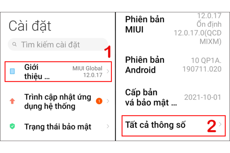 Kiểm tra bảo hành Xiaomi bằng IMEI trực tiếp trên điện thoại