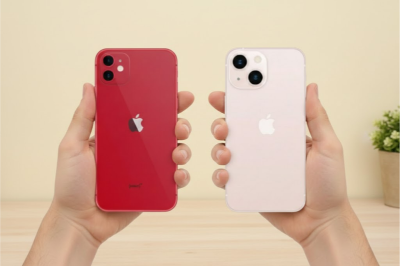 So sánh iPhone 11 và iPhone 13