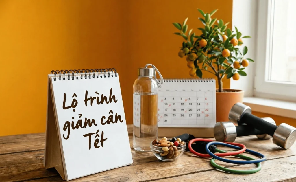 Lộ trình giảm cân đón Tết 2026 an toàn trong 4 tuần