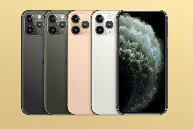 iPhone 11 Pro với các phiên bản màu sắc khác nhau được người dùng ưa chuộng