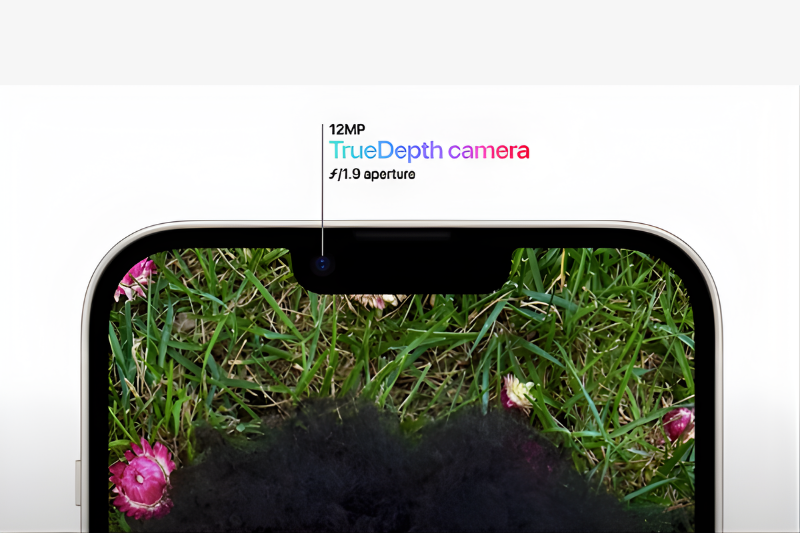 Camera trước 12MP khẩu độ f/1.9 cho ảnh selfie sáng rõ hơn