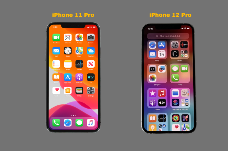 So sánh màn hình iPhone với kích thước hiển thị và độ bền mặt kính