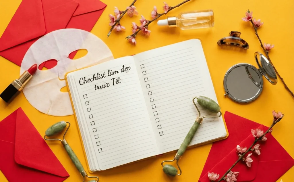 Checklist làm đẹp đón Tết 2026 chuẩn chỉnh từ A-Z
