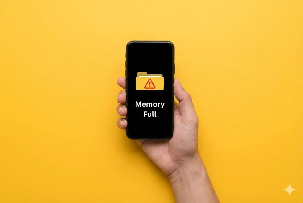 Xóa dữ liệu tạm (Cache) khi bộ nhớ đầy