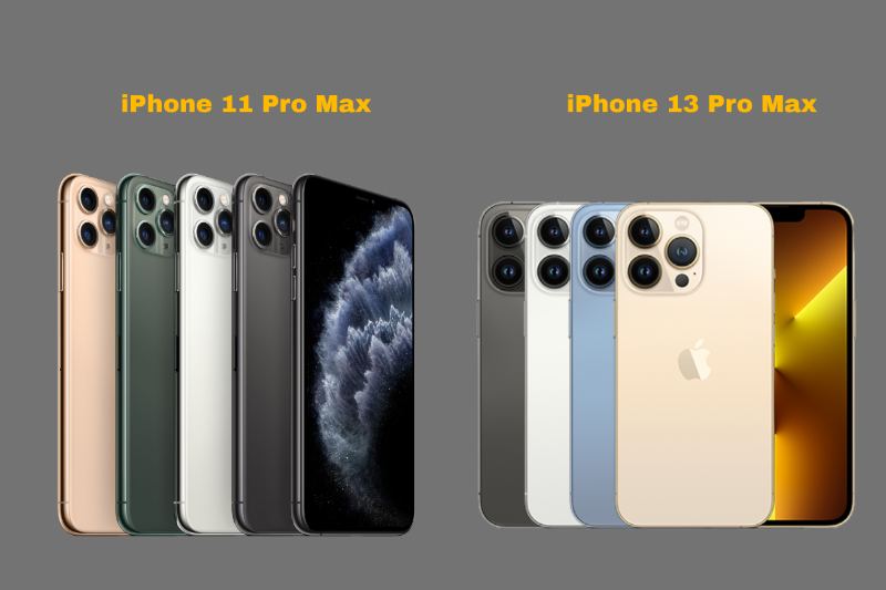 So sánh giá iPhone 11 Pro Max và iPhone 13 Pro Max trên thị trường