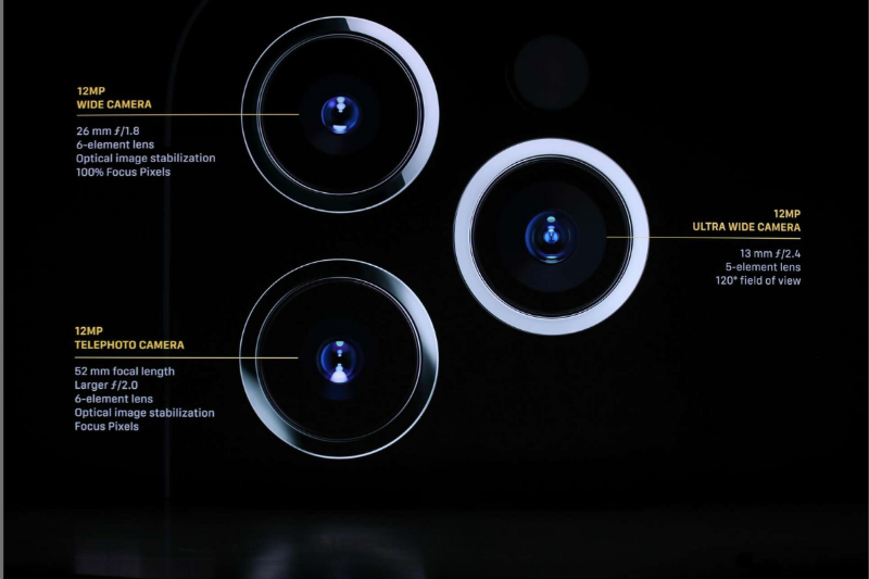 iPhone 11 Pro với màn hình OLED Super Retina XDR và camera 3 ống kính