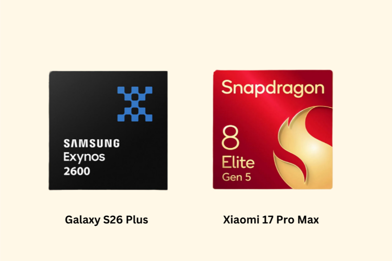 So sánh Galaxy S26 Plus và xiaomi 17 pro max - Chip