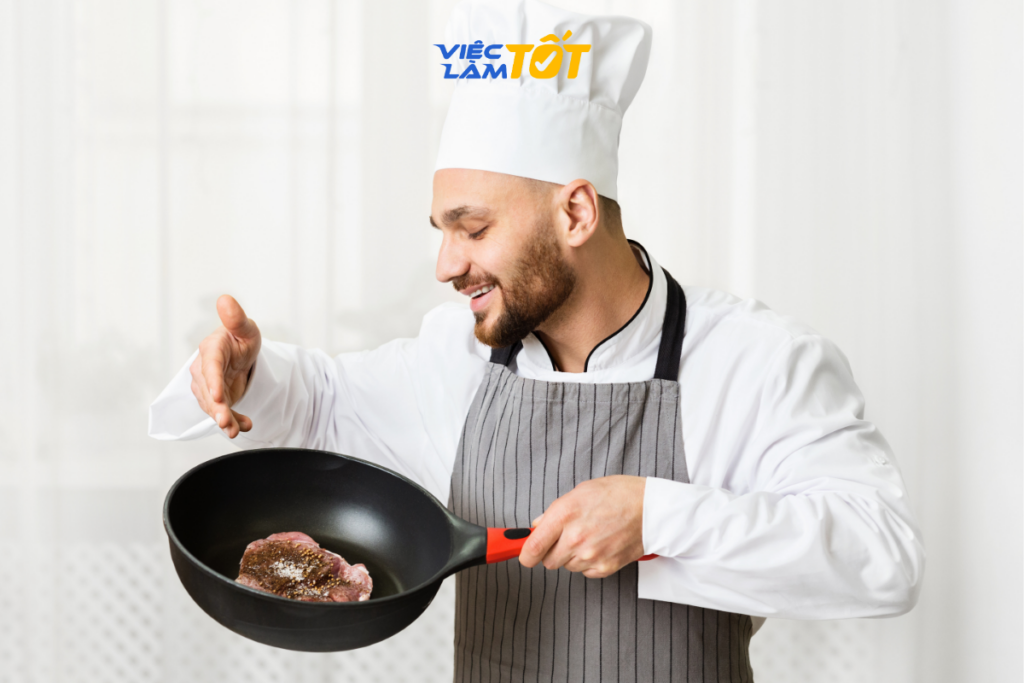 Không gian lớp học hiện đại tại một trường dạy nấu ăn