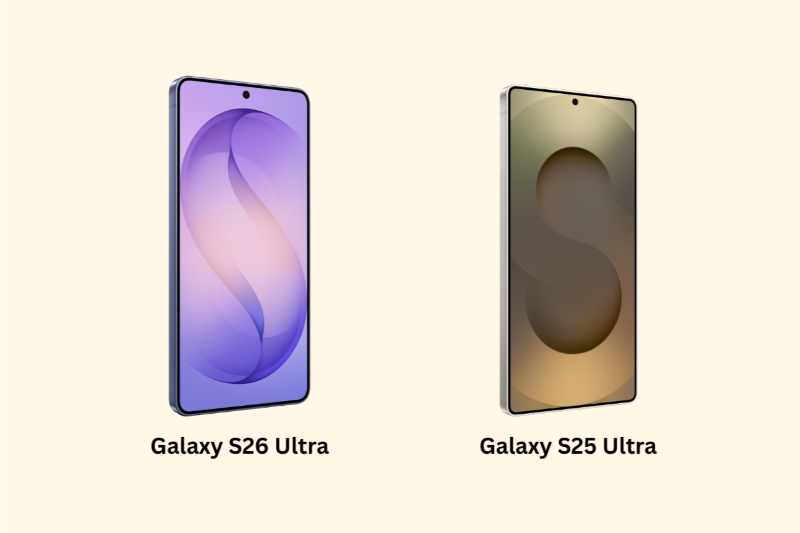 Màn hình Galaxy S25 Ultra và Galaxy S26 Ultra