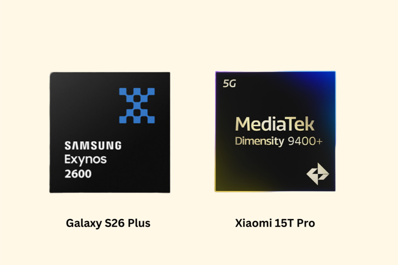So sánh Galaxy S26 Plus và Xiaomi 15T Pro - Chip