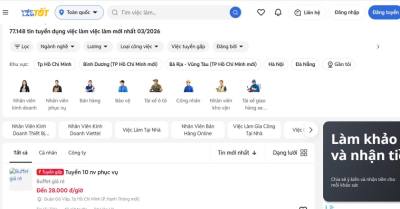 Cách tìm hồ sơ ứng viên trên web chuyên biệt có hiệu quả cao hơn