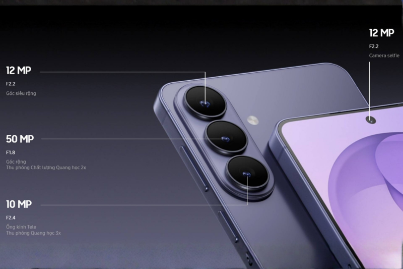 Hệ thống camera 50MP AI Super Resolution trên Samsung S26 Plus