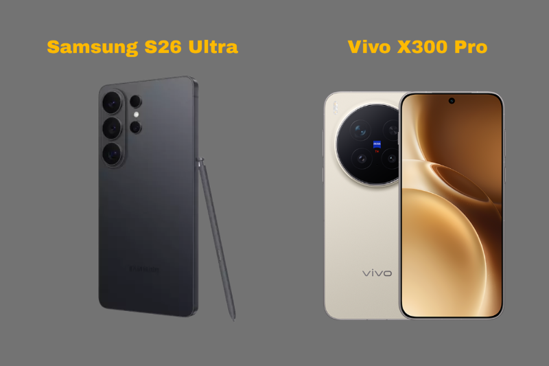 So sánh thiết kế Galaxy S26 Ultra khung Armor Aluminum và Vivo X300 Pro cong