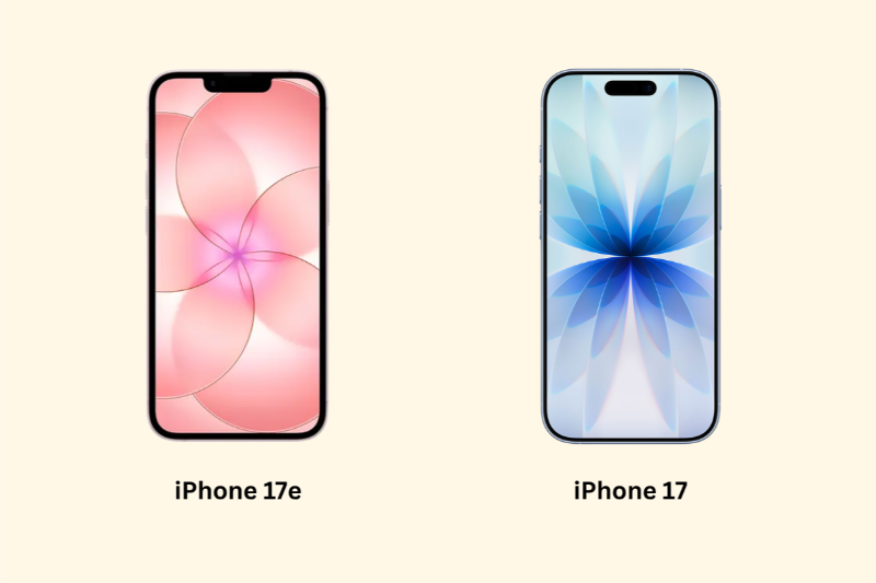 So sánh iPhone 17e và iPhone 17 - Màn hình