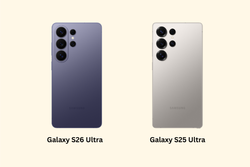Camera Galaxy S25 Ultra và Galaxy S26 Ultra