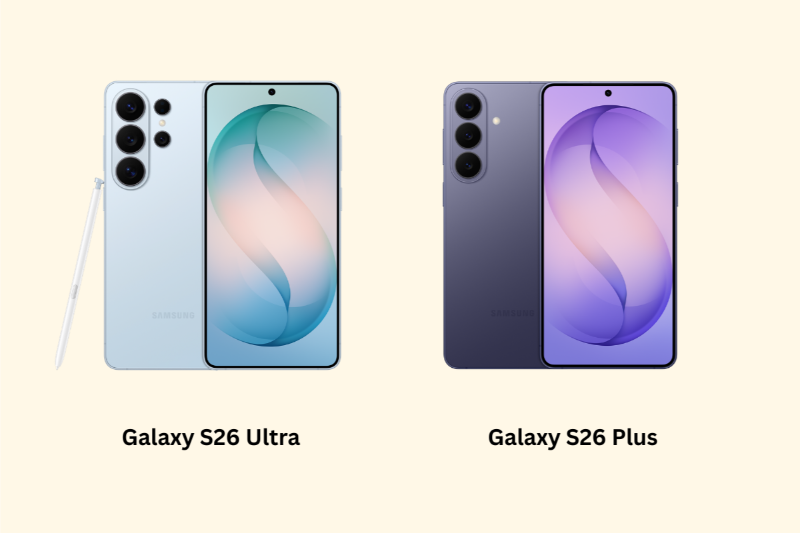 Thiết kế Galaxy S26 Ultra và Galaxy S26 Plus