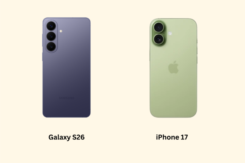 So sánh Galaxy S26 và iPhone 17 - Camera