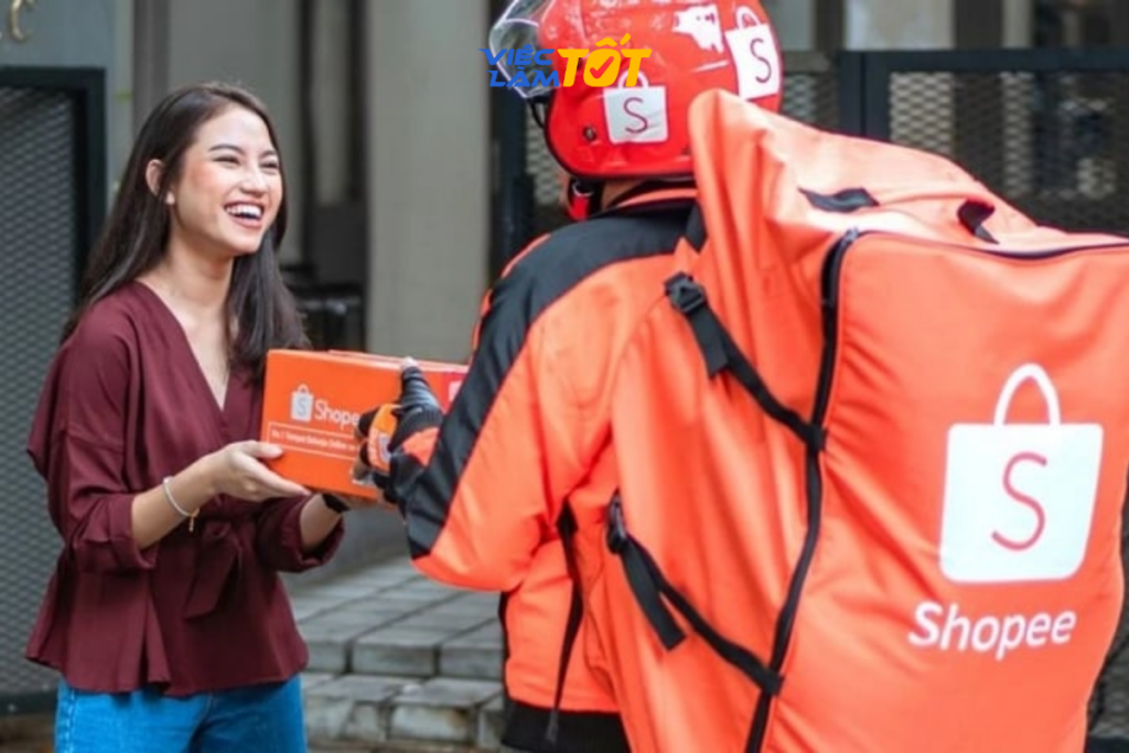 Ca làm việc của shipper Shopee từ 8h-18h