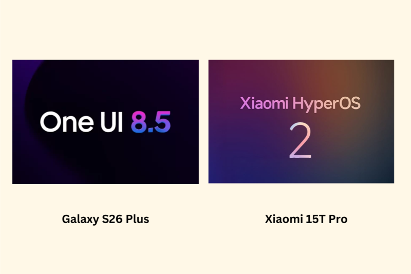 So sánh Galaxy S26 Plus và Xiaomi 15T Pro - Hệ điều hành