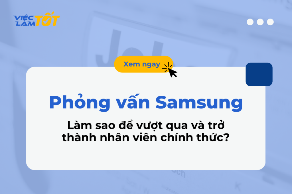 Các ứng viên đang tập trung chuẩn bị trước giờ phỏng vấn Samsung