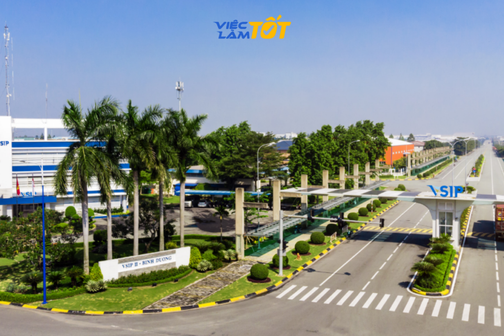 mức lương khu công nghiệp vsip