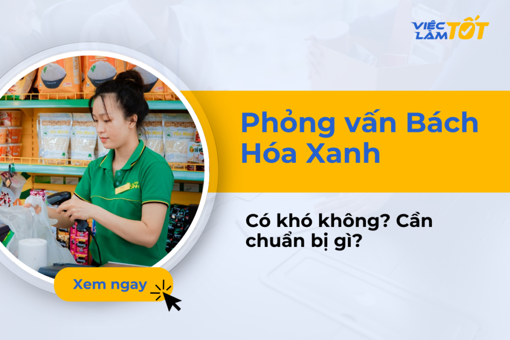 Phỏng vấn Bách Hoá Xanh có khó không và cần chuẩn bị gì? phỏng vấn bách hóa xanh cần chuẩn bị gì