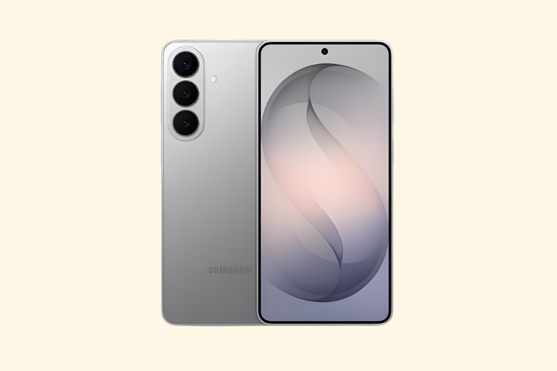 Samsung Galaxy S26 Plus màu Bạc Shadow với thiết kế kính và khung kim loại