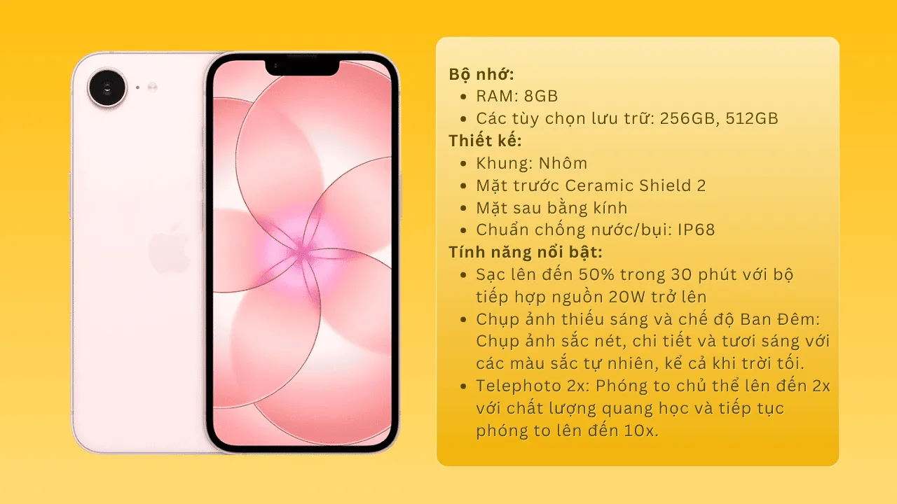 Bảng giá iPhone 17e và thông tin mới nhất